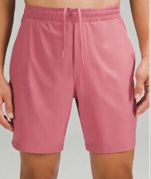 Lululemon Pace Breaker Linerless 7” Shorts Brier Rose Pink Size S Training Gym